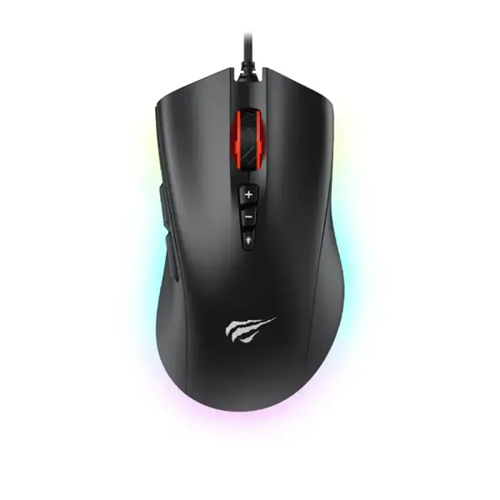 HAVIT GAMENOTE MIŠ PROGRAMMABLE LED HV-MS1040 RGB USB crni