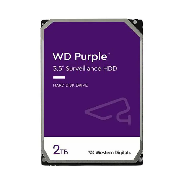 HDD Interni WD Purple Surveillance 2TB 3,5" SATA WD23PURZ