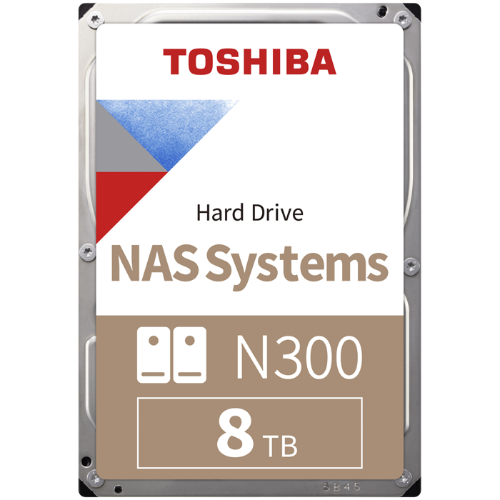 HDD NAS TOSHIBA N300 8TB CMR, 3.5, 512MB, 7200RPM, SATA, RV Sensor, TBW: 180, MN10ADA800S