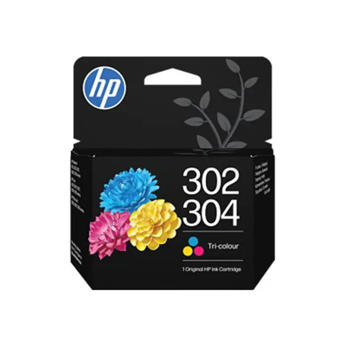 HP 302/304 Tri-color Original Ink Crtg, B7RT6AE#30B
