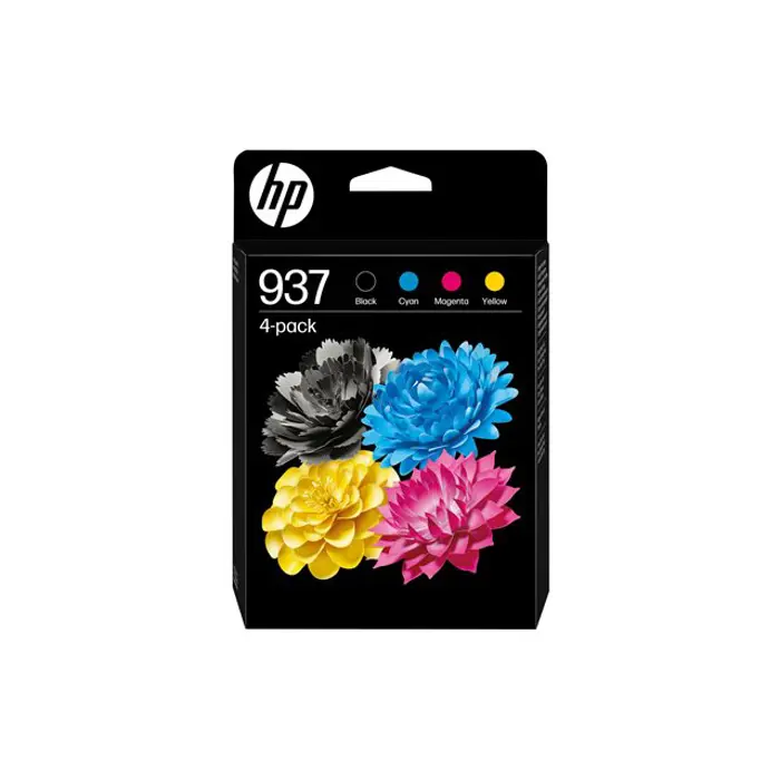 HP 937 CMYK Original Ink Cartridge 4-Pac