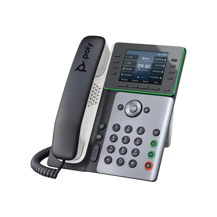 HP Poly Edge E350 IP Phone & PoE-enabled