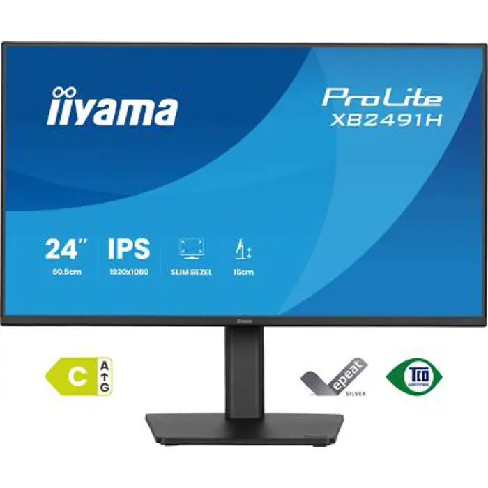 IIYAMA 24" XB2491H-B1 FHD (1920×1080) IPS, Pivot, 120Hz, 1ms, 350 cd/m2, HDMI/DP, crni, 77172