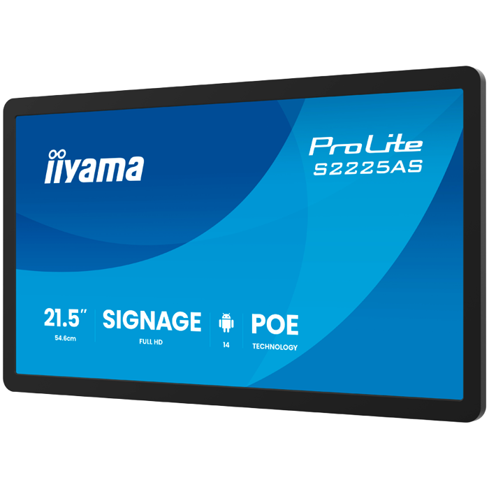 IIYAMA Monitor LED S2225AS-B1P Android Touch, S2225AS-B1P