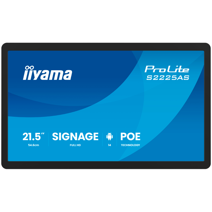 IIYAMA Monitor LED S2225AS-B1P Android Touch, S2225AS-B1P