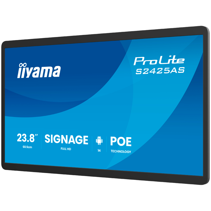 IIYAMA Monitor LED S2425AS-B1P Android Touch, S2425AS-B1P