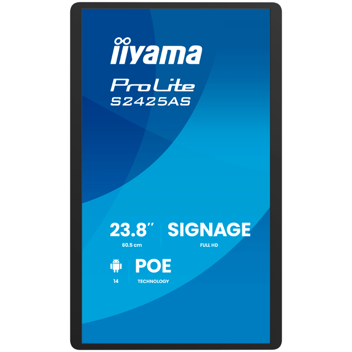 IIYAMA Monitor LED S2425AS-B1P Android Touch, S2425AS-B1P