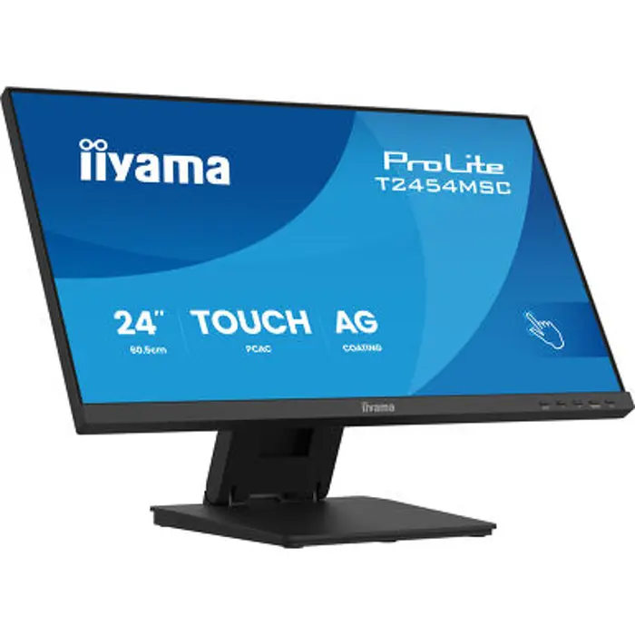 IIYAMA T2454MSC-B3AG Touchscreen FHD (1920x1080) IPS 16:9, 300 cd/m2, 4ms, 1000:1, HDMI, DP, USB-Ax2, InCell PCAP 10 point touch, zvučnici, AG, , 75822