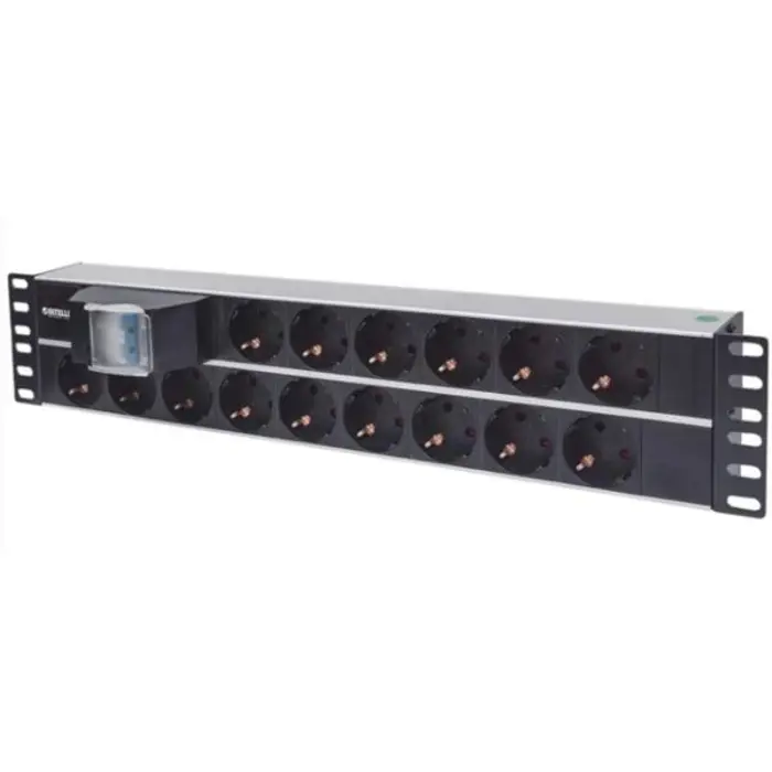 Intellinet 19" 2U Rackmount 15-Output Power Distribution Unit (PDU), MNI-714051