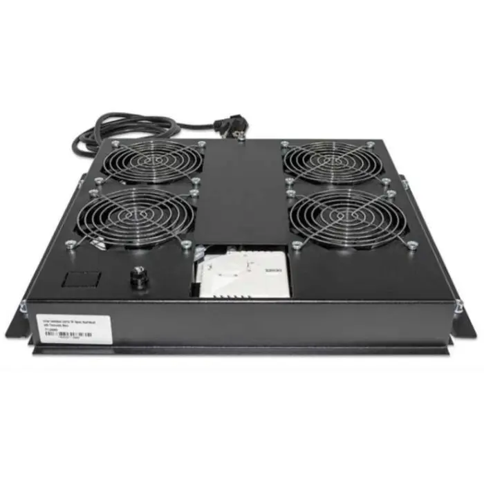 Intellinet 4-Fan Ventilation Unitwith Thermostat for 19" Racks, MNI-712866