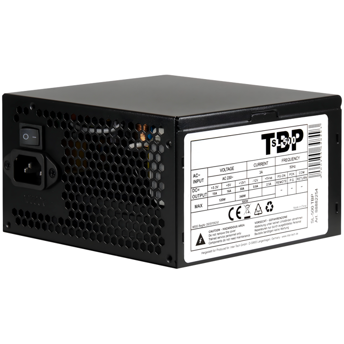 Inter-Tech SL-500 TBP, 500W ATX, 88882254