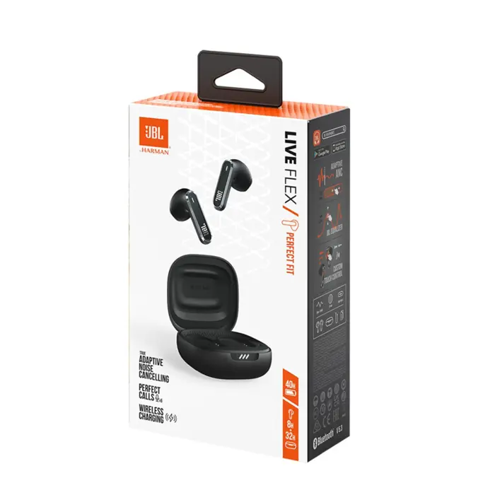 JBL LIVE Flex TWS NC BT5.3 In-Ear bežične slušalice s mikrofonom, eliminacija buke, crne, 61409
