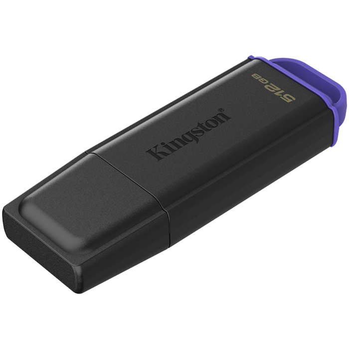 KINGSTON 512GB Portable USB 3.2 Gen 1 DataTraveler Exodia Black/Purple, DTXG2/512GB
