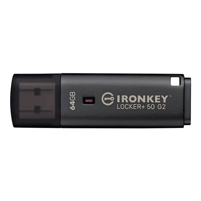 KINGSTON 64GB IronKey Locker Plus 50 G2, IKLP50G2/64GB