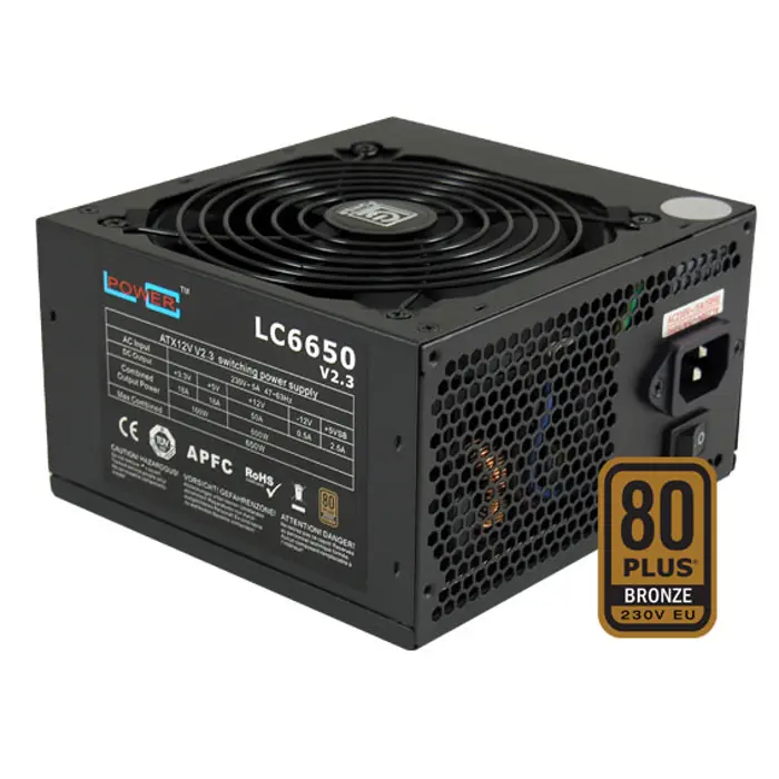 LC-Power napajanje LC6650 V2.3, 650W, 80+Bronze, LC6650 V2.3