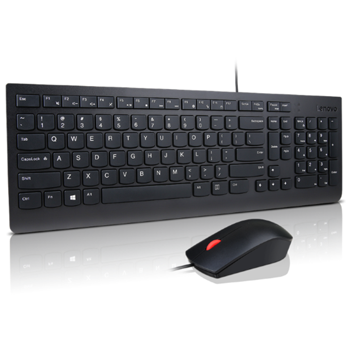 Lenovo Essential Wired Combo Keyboard and Mouse, 4X31R64440