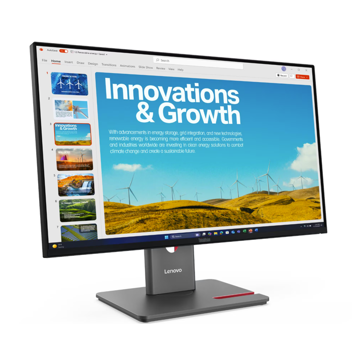 Lenovo P24QD-40 QHD IPS, HDMI, DP, USB-C, pivot, 64B1GAT1EU