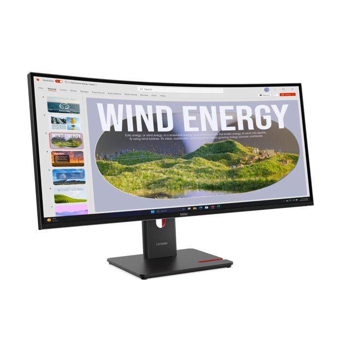 Lenovo T34WD-40 WQHD VA, HDMI, DP, USB-C, curved, 64AEGAT1EU