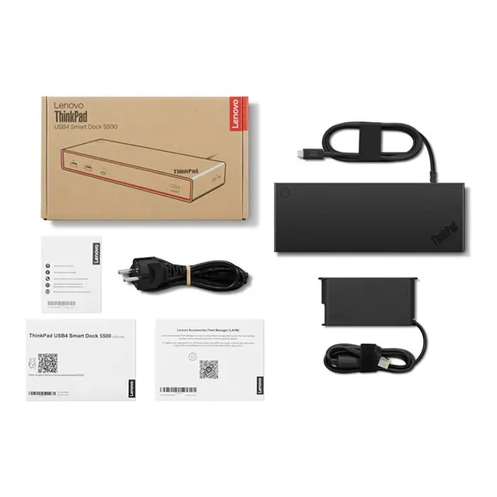 LENOVO USB 4 Smart Dock 100W (EU), 40BC0100EU