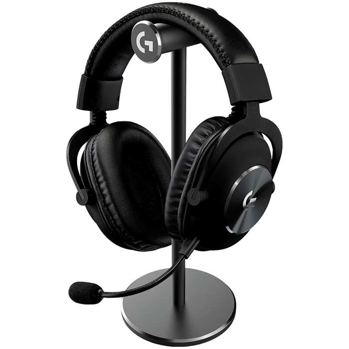LOGITECH G PRO X Gaming Headset - BLACK - USB + Stand - EMEA-914, 991-000358