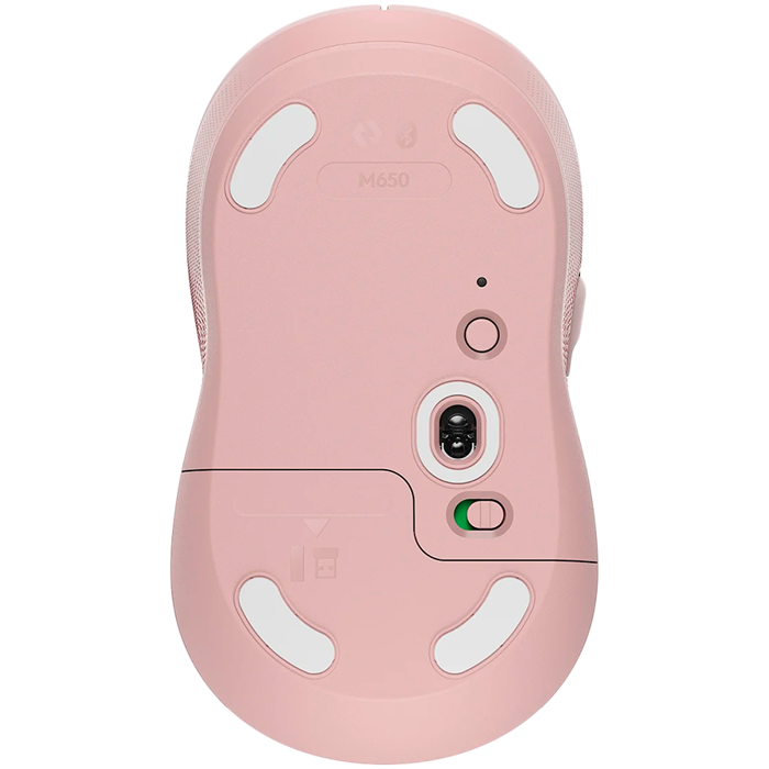 LOGITECH Signature M650 L Wireless Mouse - ROSE - BT - EMEA - M650 L