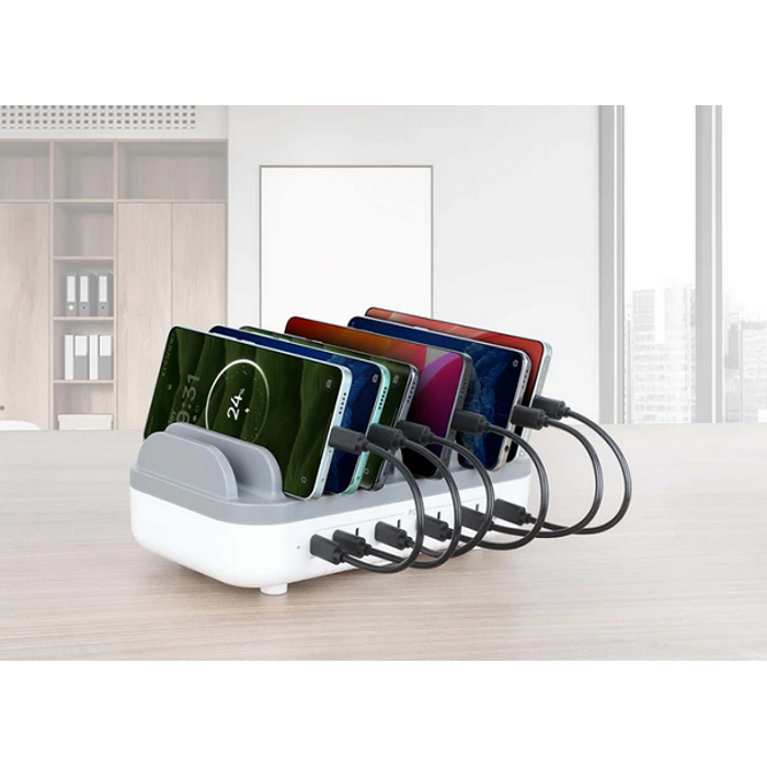 Manhattan 10-Port USB-C Power Charging Station, 102766