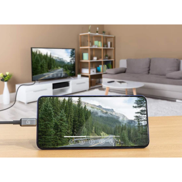 Manhattan USB-C na HDMI adapter kabel 4K@30Hz, 2m, 151764