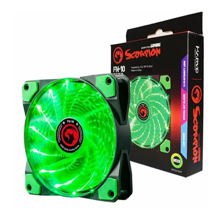 MARVO FN-10GN LED FAN GREEN