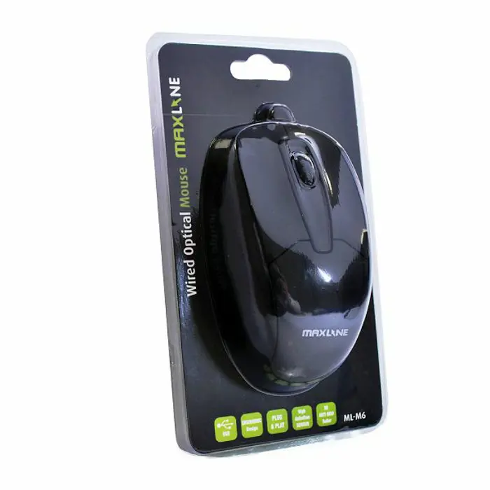 MAXLINE OPTIČKI MIŠ ML-M6 crni
