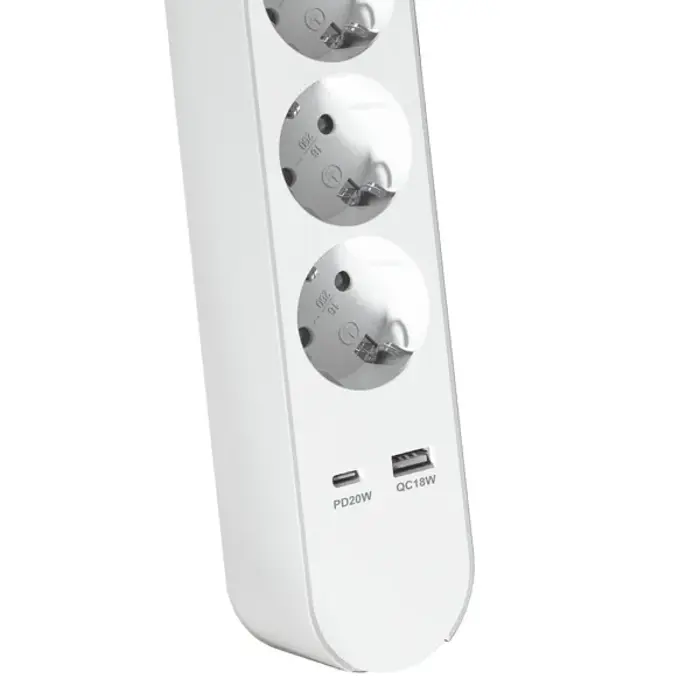 MAXPOWER prod. kabel GH03KUCS,Prenaponska zaštita, 1.5m USB-TypeC 20W PD+USB A