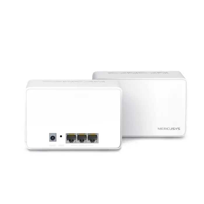 Mercusys Halo H80X(2-Pack) AX3000 Whole Home Mesh WiFi 6, Dual-Band 574Mbps/2402Mbps (2.4GHz/5GHz), 802.11ax/n/b/g 2.4 GHz - 802.11ax/ac/n/a 5 GHz, 3×G-LAN, Mercusys app, Halo H80X(2-Pack)