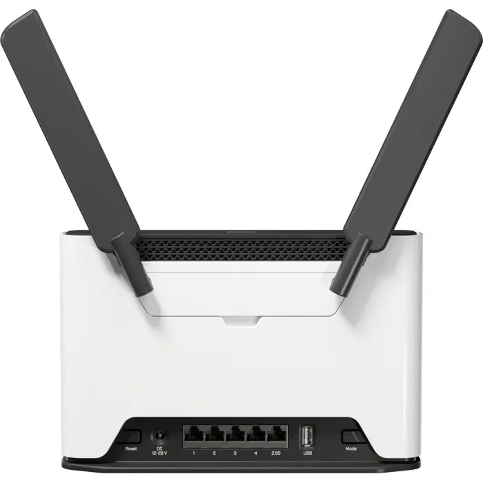 Mikrotik Chateau LTE7 ax, Wi-Fi 6 dual-band router, 4×1G + 1×2,5G LAN, LTE Cat7 modem (R11e-LTE7), RouterOS v7, 76157