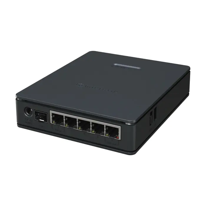 MikroTik hAP ax S (E62iUGS-2axD5axT) (2025) Router 5x Gigabit Ethernet ports, 1x 2.5 Gigabit SFP, Dual-Band Wi-Fi 6 (802.11ax), 512 MB RAM, metalno kućište, ARM, 76401