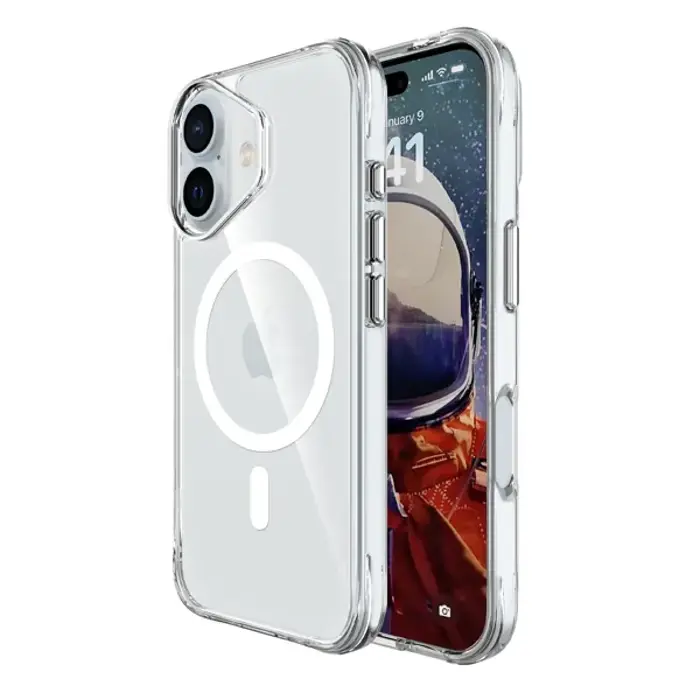MM TPU IPHONE 16 PLUS - DROP-PROOF PURE MAGSAFE Clear