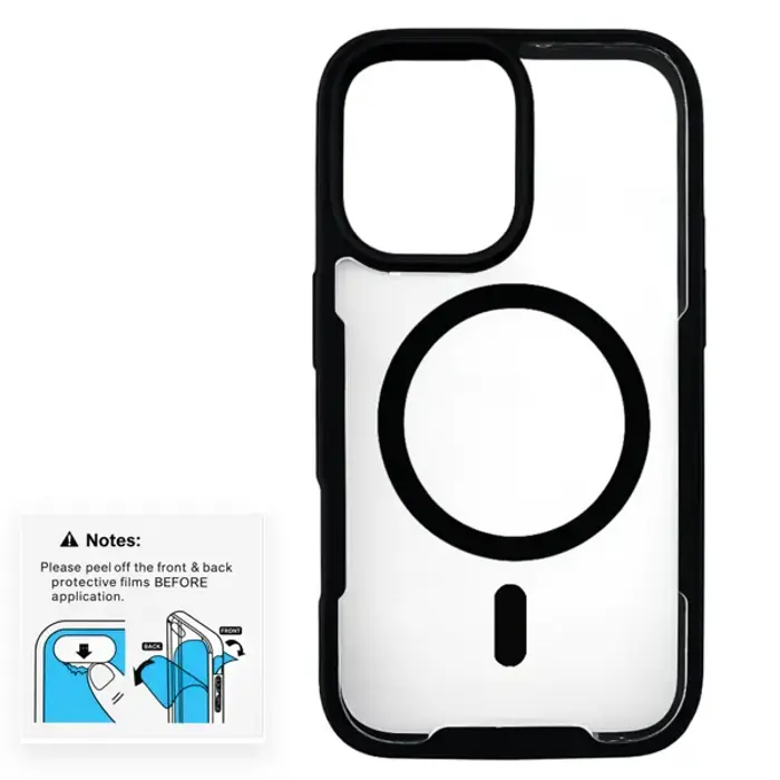 MM TPU IPHONE 17 - MAGSAFE TOP crna