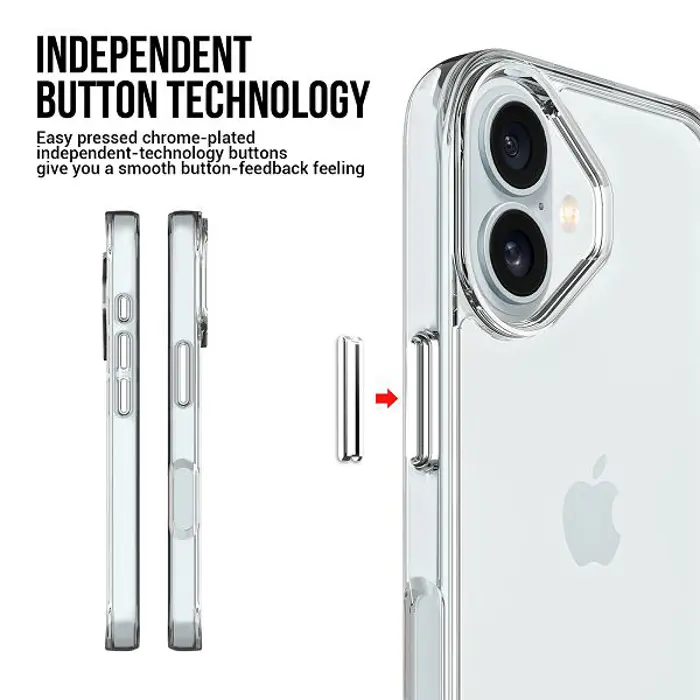 MM TPU IPHONE 17 PRO - DROP-PROOF LIGHT clear