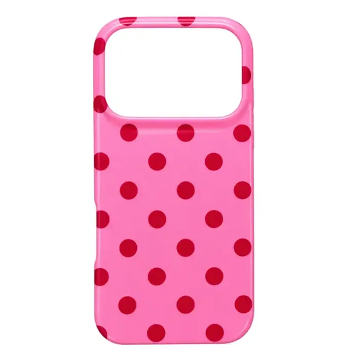 MM TPU IPHONE 18 PRO MAX/17 PRO MAX DOTS ON Pink