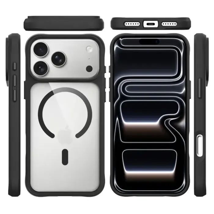 MM TPU IPHONE 18 PRO MAX/17 PRO MAX DROP-PROOF COMBAT X BLACK MAGSAFE