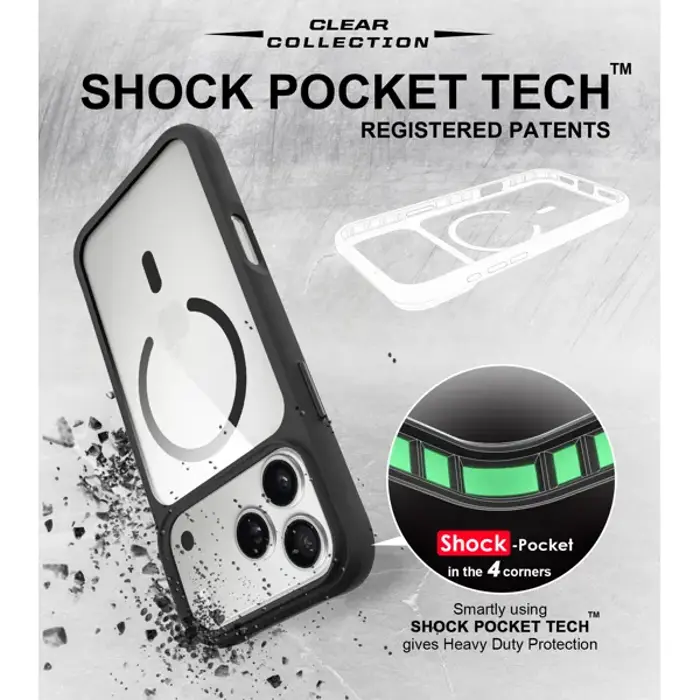 MM TPU IPHONE 18 PRO MAX/17 PRO MAX DROP-PROOF COMBAT X BLACK MAGSAFE