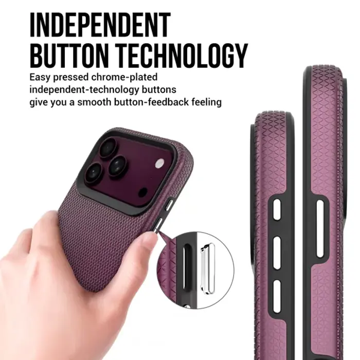 MM TPU IPHONE 18 PRO MAX/17 PRO MAX DROP-PROOF HARD DOUBLE Red