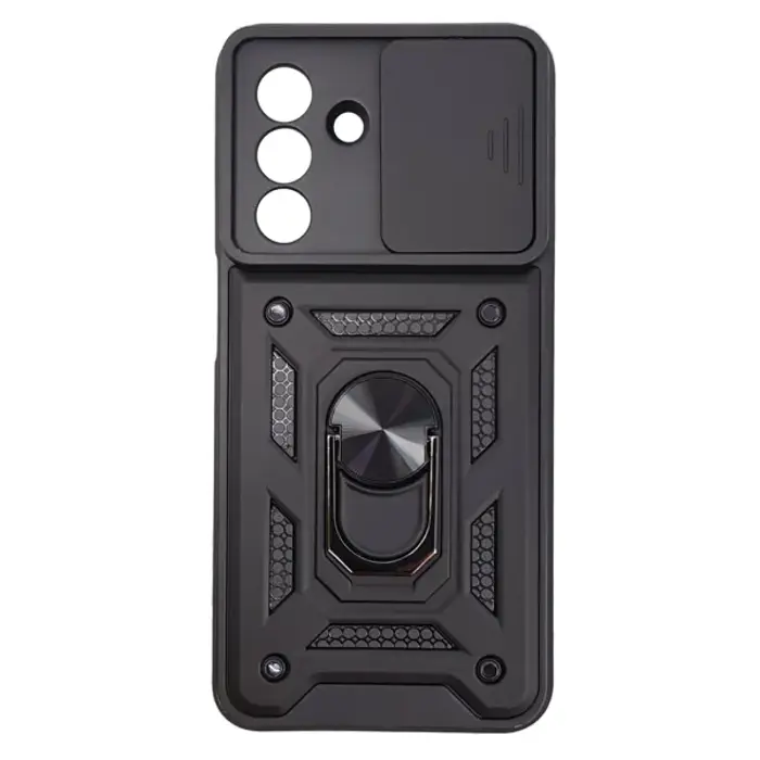 MM TPU SAM GALAXY A27 ANTI-SHOCK WITH RING crna