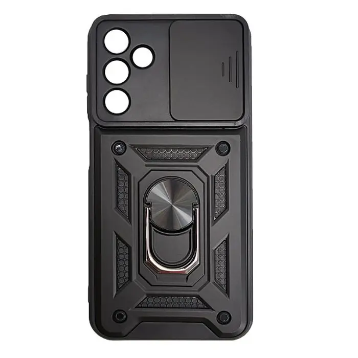 MM TPU SAM GALAXY S24FE ANTI-SHOCK WITH RING crna