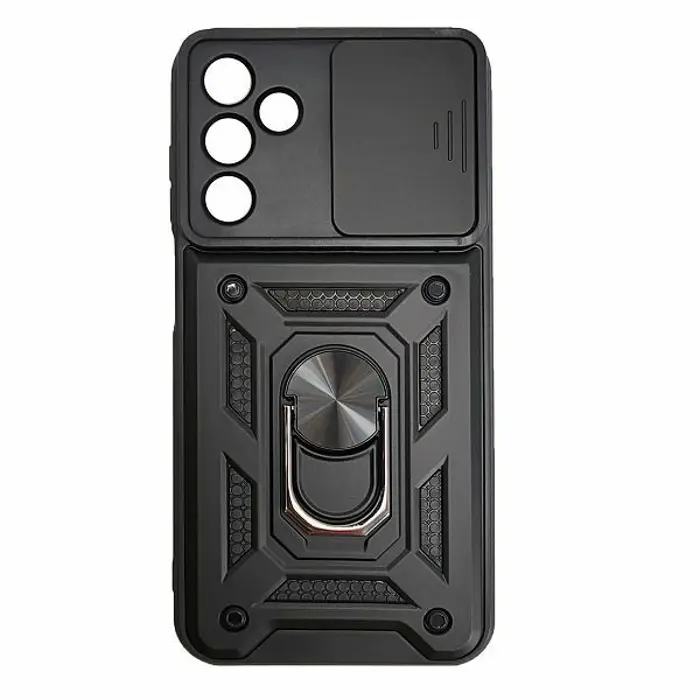 MM TPU SAM GALAXY S24FE ANTI-SHOCK WITH RING crna