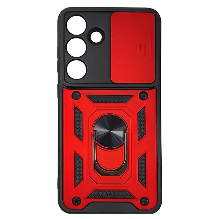 MM TPU SAM GALAXY S25FE ANTI-SHOCK WITH RING crvena