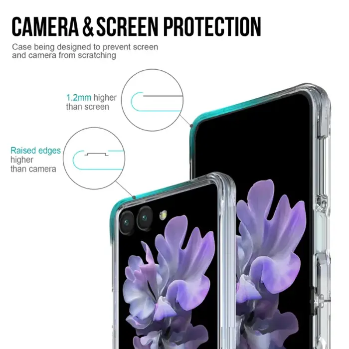 MM TPU SAM GALAXY Z FLIP 8 DROP-PROOF PURE MAGSAFE Clear