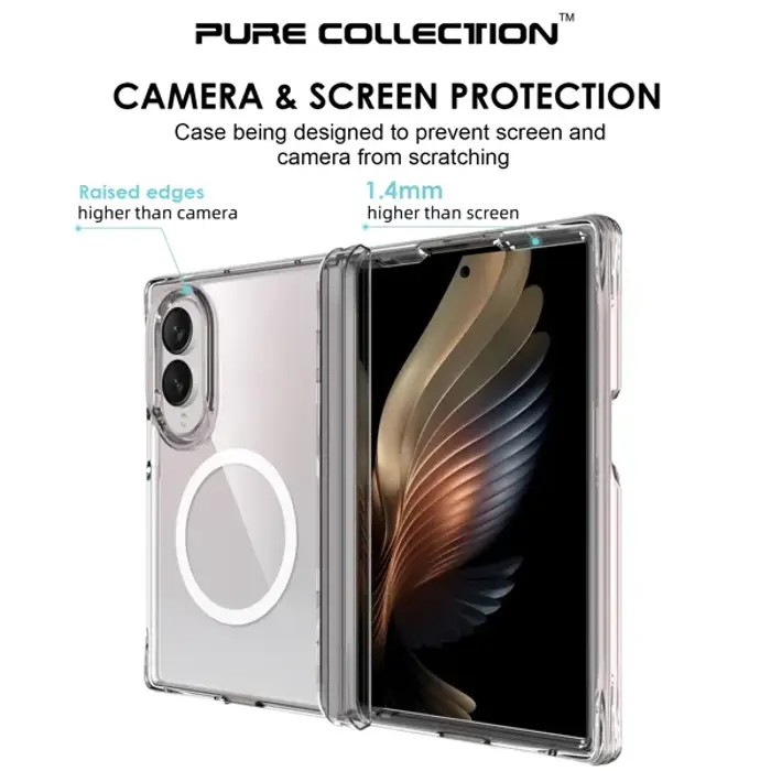 MM TPU SAM GALAXY Z FOLD 8 --DROP-PROOF PURE MAGSAFE Clear