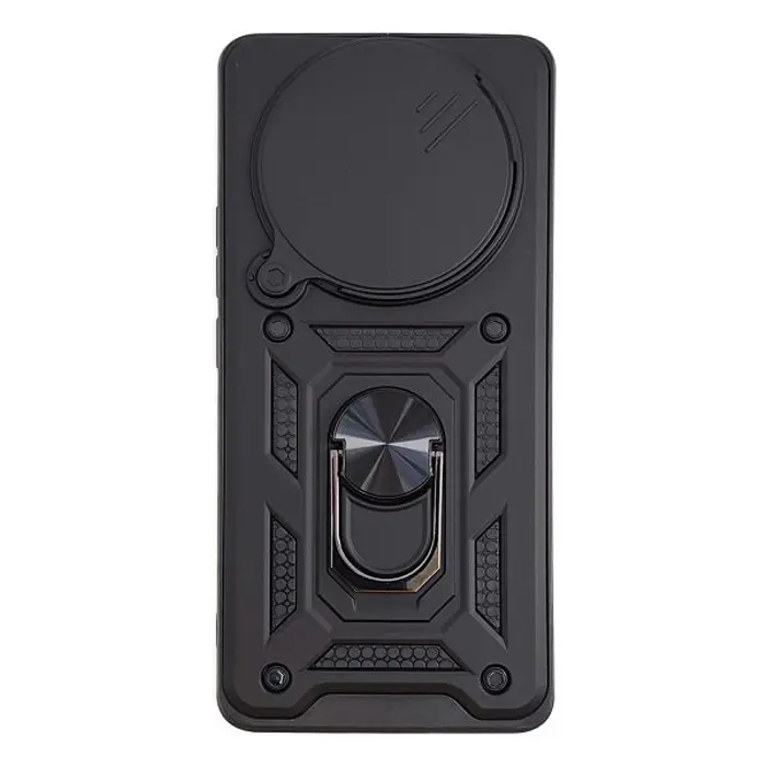 MM TPU XIAOMI REDMI NOTE 14 PRO-- 5G/POCO X7 ANTI-SHOCK WITH RING crna