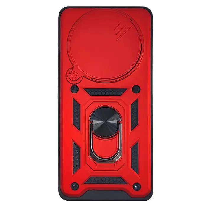 MM TPU XIAOMI REDMI NOTE 14 PRO-- 5G/POCO X7 ANTI-SHOCK WITH RING crvena