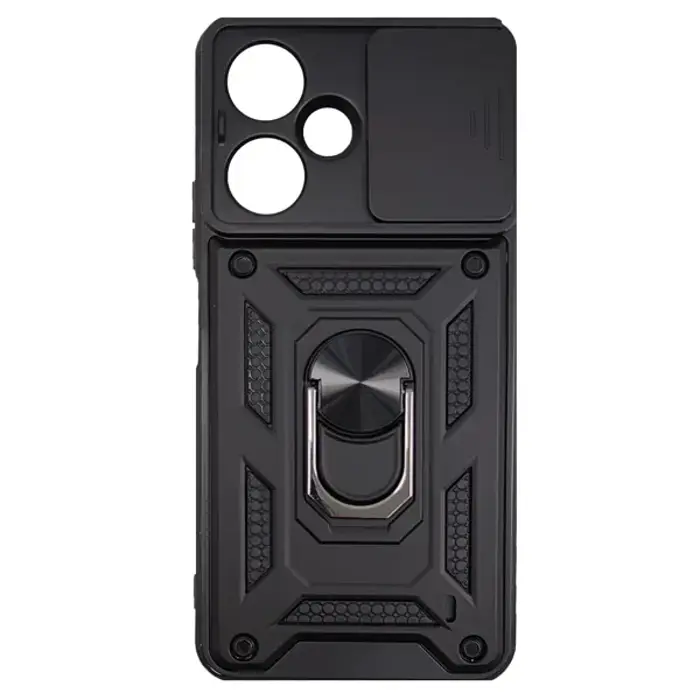 MM TPU XIAOMI REDMI NOTE 17 PRO Max 5G - ANTI-SHOCK WITH RING crna