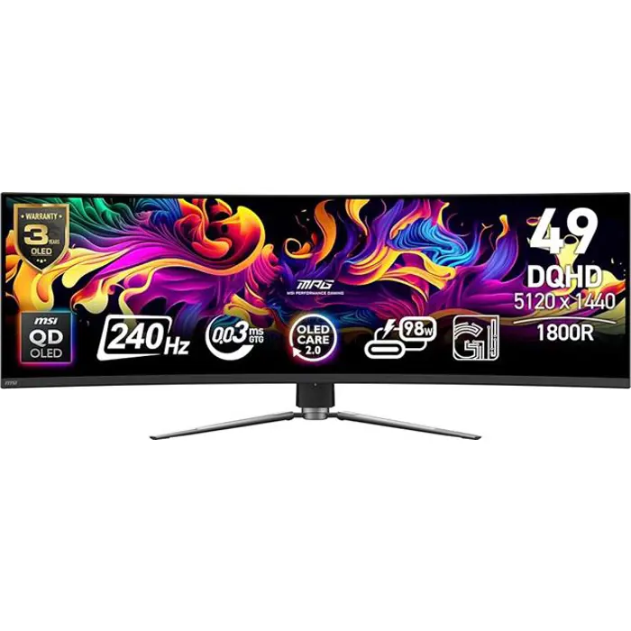 MON 49 MSI MPG 491CQPX QD-OLED, 9S6-3FA84T-028